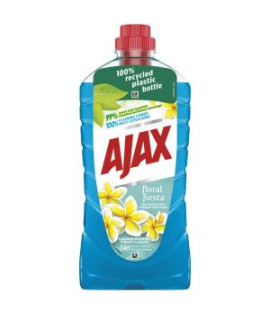 Ajax na podlahy Floral Fiesta 1 l Lagoon Flowers (modrý) 