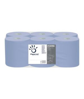 Papierové utierky v rolke Papernet blue so stredovým odvíjaním , návin 135 m (6 ks) 