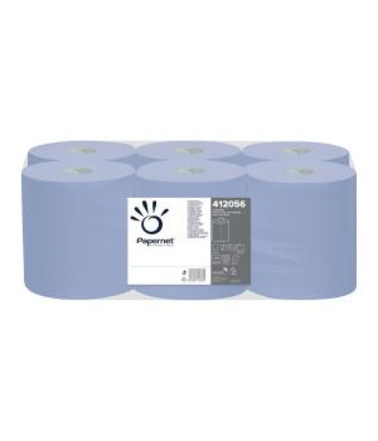 Papierové utierky v rolke Papernet blue so stredovým odvíjaním , návin 135 m (6 ks) 