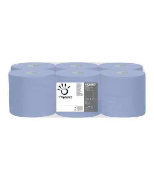 Papierové utierky v rolke Papernet blue , návin 140 m (6 ks) 