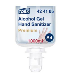 Gélový dezinfekčný prostriedok na ruky TORK Alcohol S4, 1000 ml 