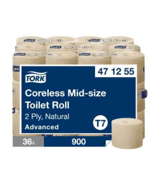 Toaletný papier bezdutinkový natural 2-vrstv. TORK Mid-Size T7 36ks 