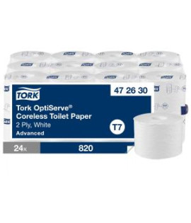 Toaletný papier bezdutinkový advanced 2-vrstv. TORK OptiServe T7 