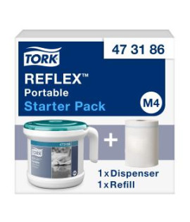 Zásobník na papierové utierky so stred. odvíjaním TORK Reflex prenosný M4 