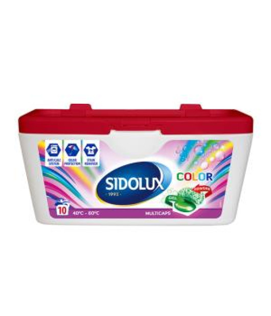Sidolux pracie kapsuly multicaps color 10 ks 