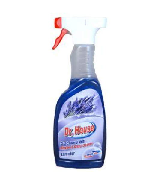 Dr. House čistič na okná s rozprašovačom, Lavender 500 ml 