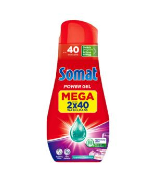 Somat gél do umývačky riadu All in 1 Lemon 1420 ml, 80 dávok 