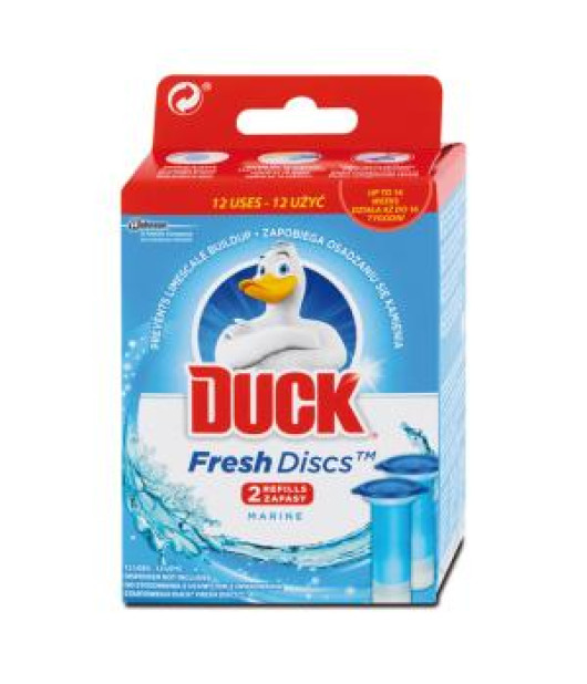 Náhrada DUCK Fresh Discs WC gél 2 x 36 ml Marine 