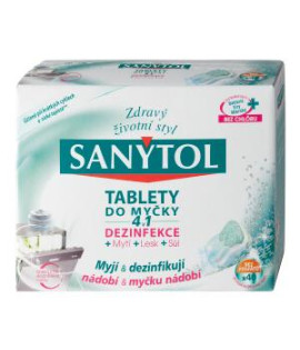 Sanytol tablety do umývačky riadu 4v1 40 ks 
