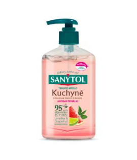 Sanytol tekuté mydlo antibakteriálne, 250 ml, pre odstránenie zápachu z rúk 