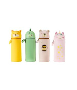 Peračník stojaci DONAU silikónový Zvieratá, mix motívov, 12 ks 