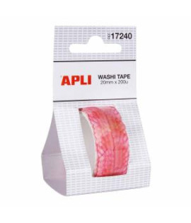 Dekoračná lepiaca páska Washi - kvety perforované 20 mm x 2 m 