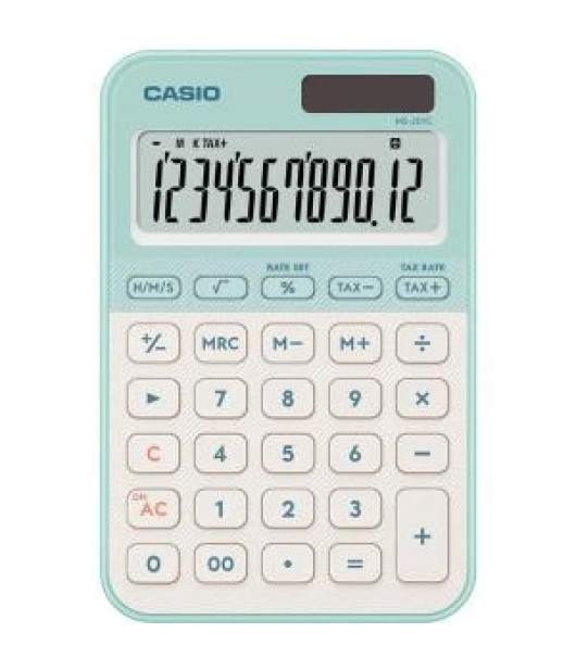 Kalkulačka stolná Casio MS 20 YC LG zelená 