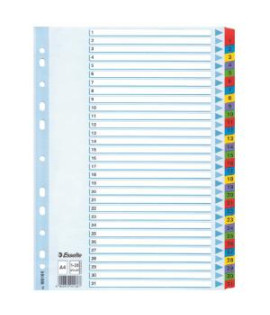 Kartónový rozraďovač Esselte Mylar 1-31 