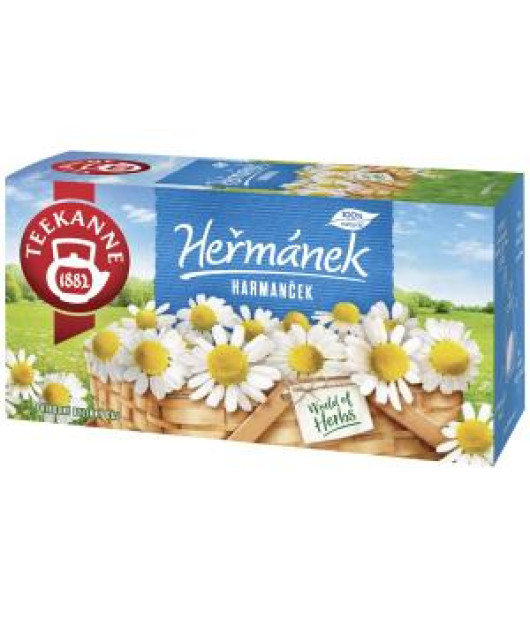 Čaj TEEKANNE bylinný Rumanček HB 20 x 1,1g 
