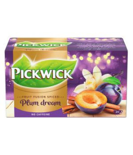 Čaj PICKWICK slivky s vanilkou a škoricou HB 20 x 2g 