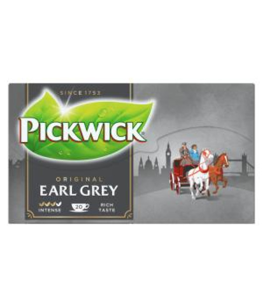 Čaj PICKWICK čierny Earl Grey 20x1,75g(35g) / 20x2g(40g) 