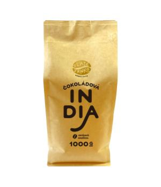 Káva zrnková Zlaté Zrnko India 100% arabica 1kg 