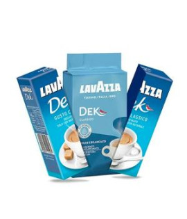 Káva LAVAZZA DEK bezkofeinová, mletá, sáčok, 250 g 