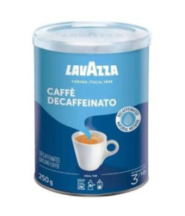Káva LAVAZZA DEK bezkofeinová, mletá, dóza, 250 g 
