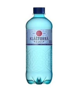 Minerálna voda Kláštorná Kalcia 12 x 0,5l jemne sýtená 