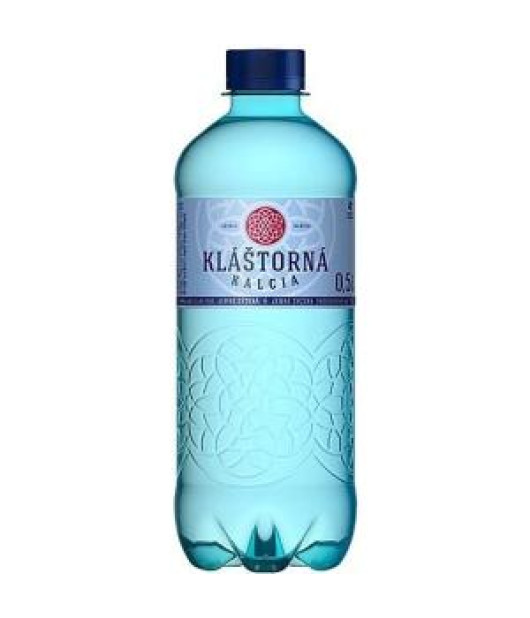 Minerálna voda Kláštorná Kalcia 12 x 0,5l jemne sýtená 