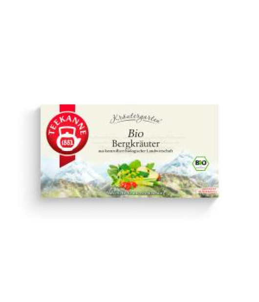 Čaj TEEKANNE Bio Bergkräuter HB 20 x 1,8g 