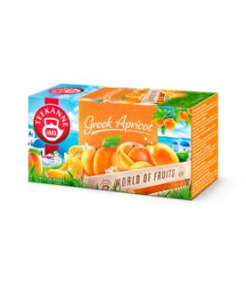 Čaj TEEKANNE World Of Fruits Greek Apricot HB 20 x 2,25g 