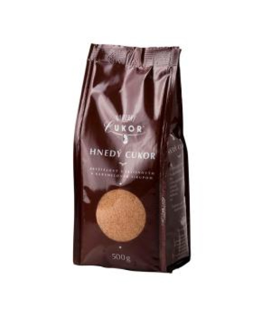 Cukor hnedý kryštálový so sirupom 500 g 