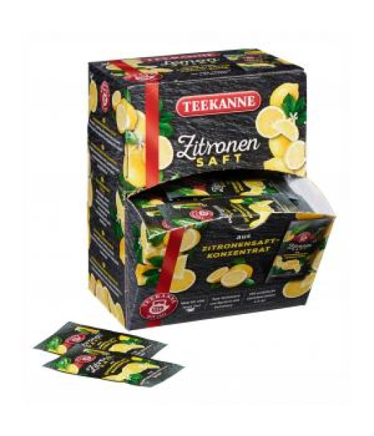 Citrónová šťava TEEKANNE porciovaná 100 x 4 ml Citrónová šťava TEEKANNE porciovaná 100 x 4 ml
