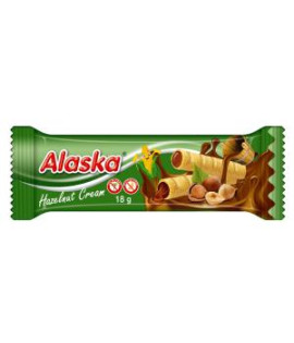 Trubičky Alaska plnené orieškovým krémom 18 g 