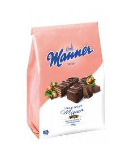 Oblátky Manner Mignon lieskovoorieškové 400 g 