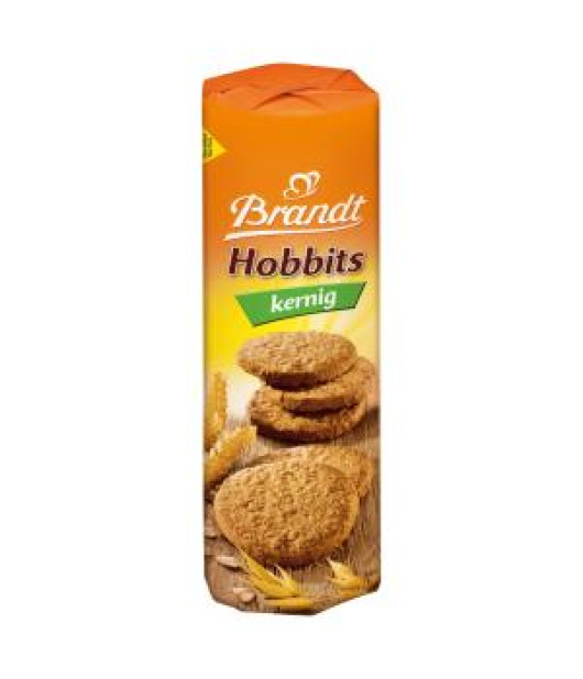 Ovsené sušienky Brandt Hobbits s ovsenými vločkami 250g 