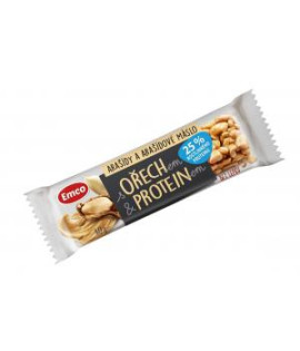 Tyčinka MYSLI s proteínom 40 g arašidy a arašid. máslo 