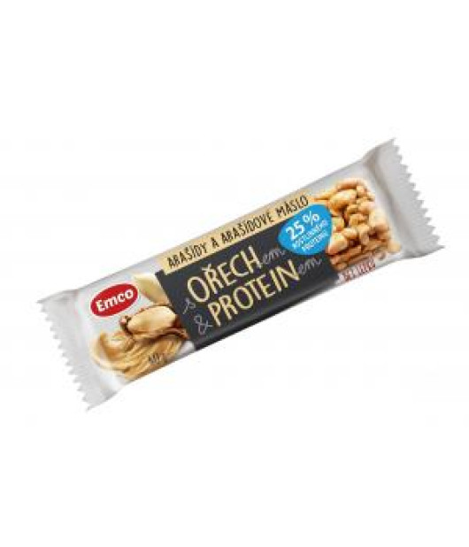 Tyčinka MYSLI s proteínom 40 g arašidy a arašid. máslo 