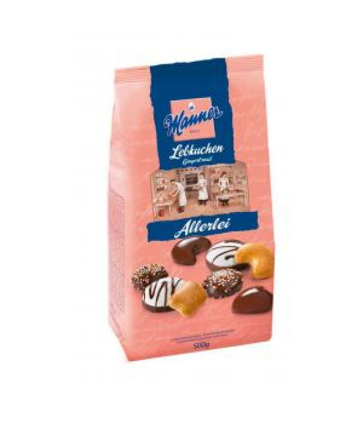 Zmes jemných perníkov Manner s polevou 500 g 