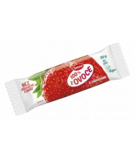 Tyčinka EMCO 100% z ovocia 30 g jahoda 