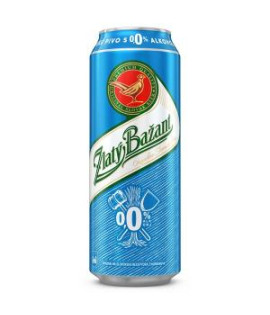 Pivo Zlatý Bažant 0% nealko 24 x 0,5 ℓ Svetlé plechovka 