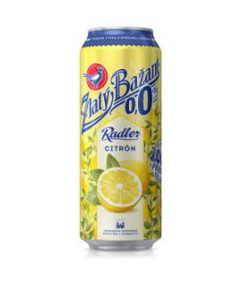 Pivo Zlatý Bažant 0% nealko radler 6 x 0,5 ℓ Citrón plechovka 