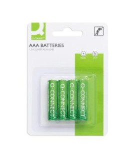 Batéria Q-CONNECT AAA mikrotužková 4 ks 