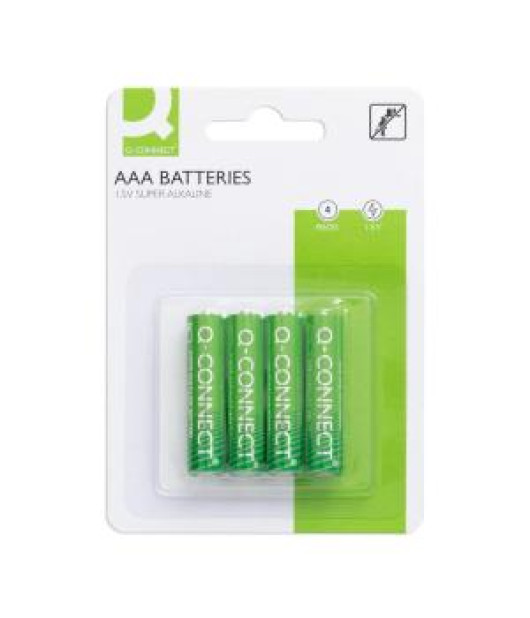 Batéria Q-CONNECT AAA mikrotužkové 4 ks 