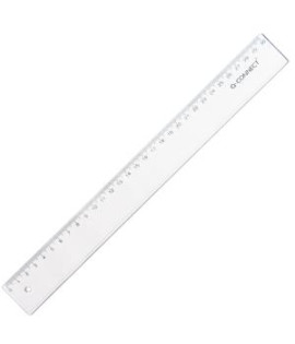 Pravítko Q-CONNECT 30cm transparentné 