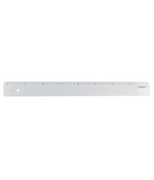 Pravítko Q-CONNECT 40cm transparentné 