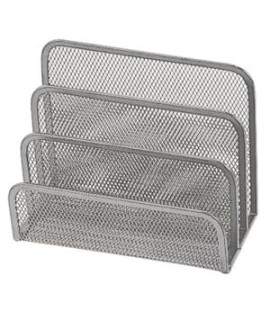 Drôtený stojan na listy 170x135x83mm strieborný 