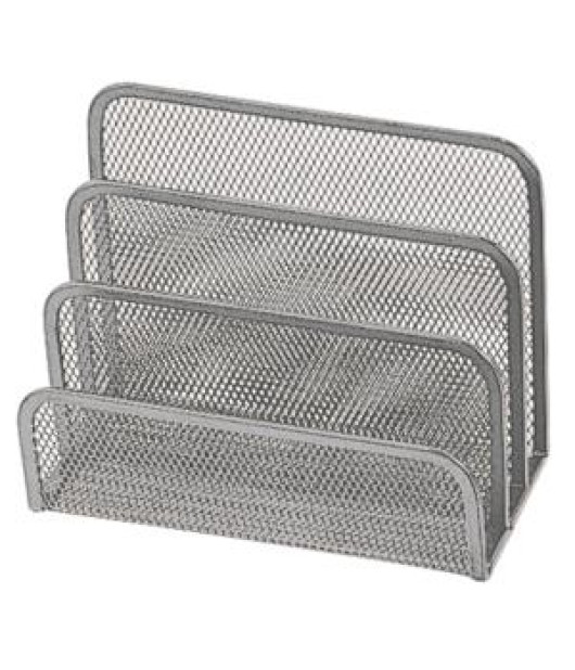 Drôtený stojan na listy 170x135x83mm strieborný 