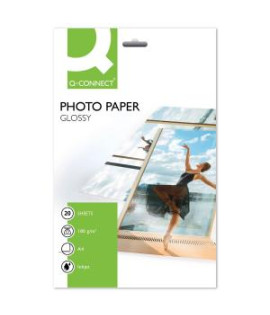 Fotopapier Q-CONNECT vysoký lesk, 180 g, 20 hárkov 
