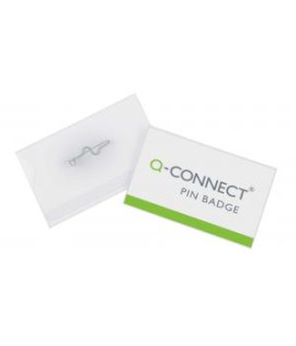 Visačka so špendlíkom Q-CONNECT 90x54mm 50ks 