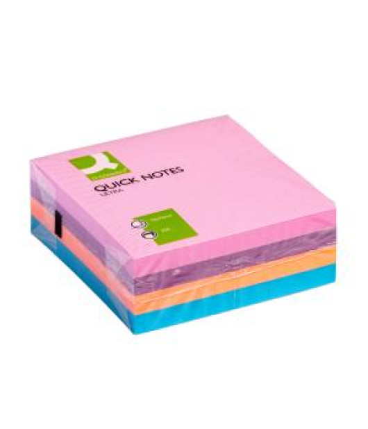 Samolepiaci bloček Q-CONNECT intenzívne 76x76 mm 320l 