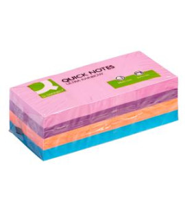 Samolepiaci bloček Q-CONNECT intenzívne 38x51mm 12x100 l 