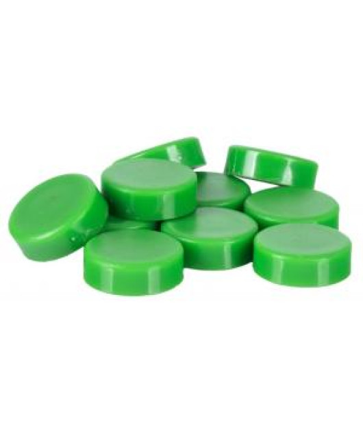 Magnety Q-CONNECT okrúhle, 20 mm, 10 ks, zelene 